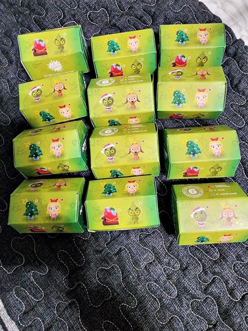 The Grinch Mystery Ornaments Green NWT